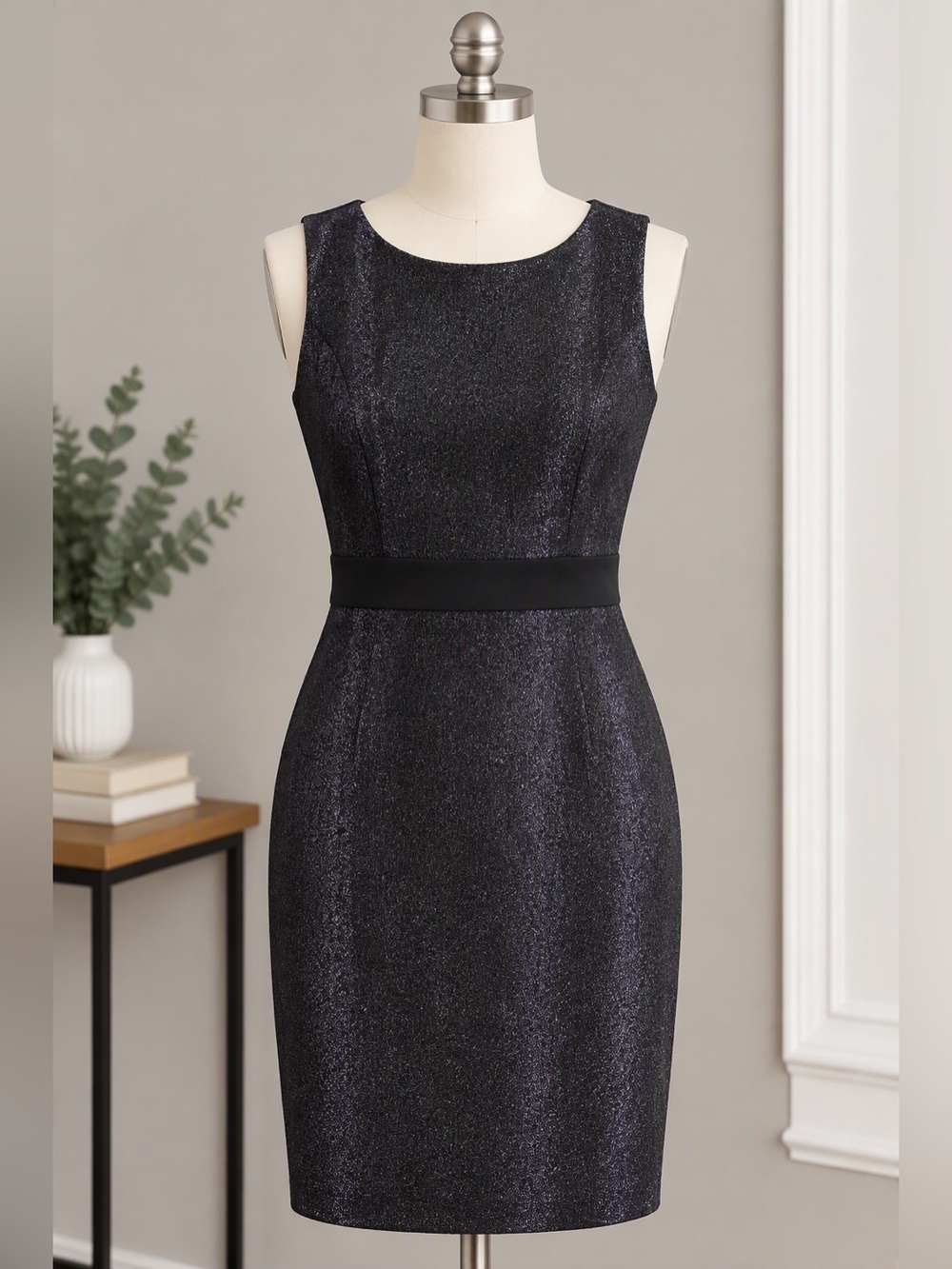 Forever 21 Metallic Shimmer Sheath Dress Medium Holiday Cocktail Dress